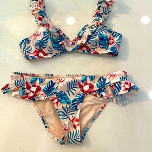 Cabana Del Sol ruffle bikini